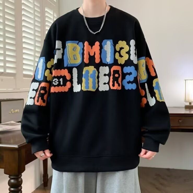 1506-1/TR081/P40红同款个性潮男ins半袖上衣服，男装T恤，星座1506-1