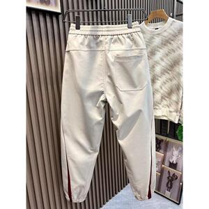 1506-1/KC591/P50新款美式宽松针织束脚运动裤子男款夏图片