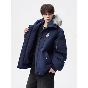 1506/Q86160/P94潮牌连帽毛领派克棉服男百搭情侣棉衣宽松外套1，男装棉衣，星座1506-1