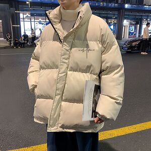 1506/QY2990/P63美式高街复古潮流棉服男冬季加厚立领棉衣外套1图片