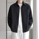 1506-1/C3851/P38秋季新款衬衫男宽松小众设计感上衣，男装衬衫，星座1506-1