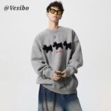 1506/MM51601/P54圆领毛衣针织衫男潮牌帅气秋冬季打底衫上衣1，男装T恤，星座1506-1