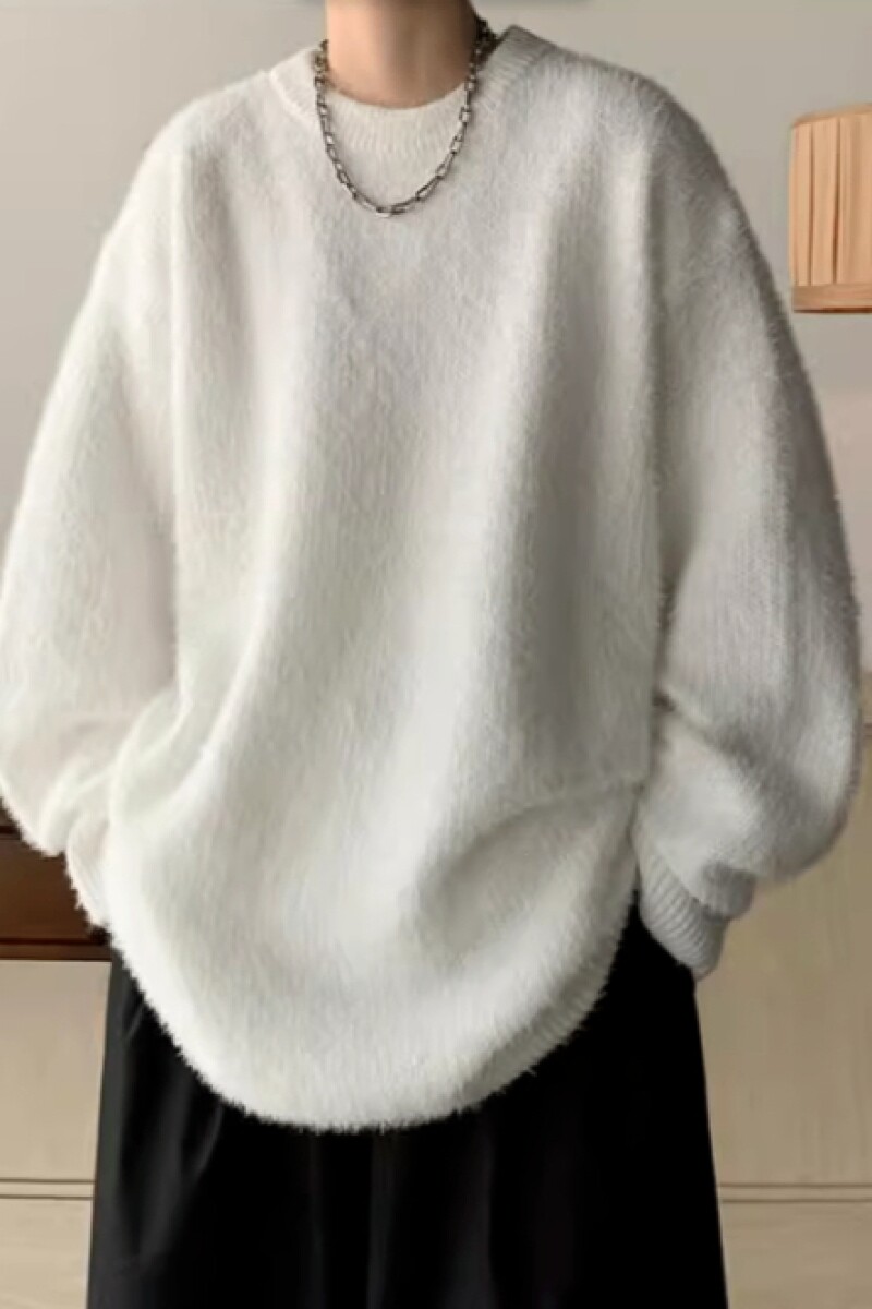 1506/MY0171/P53软糯马海毛毛衣男生秋冬季宽松保暖韩系针织衫2,男装针织衫/毛衣,星座1506-1