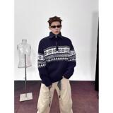 1506/MY8631/P62秋冬新款开衫毛衣美式复古休闲V领针织衫男1，男装针织衫/毛衣，星座1506-1