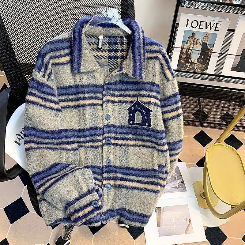 1506-1/J22181/P54秋冬新款翻领男式夹克上衣潮牌痞帅炸街，男装夹克，星座1506-1