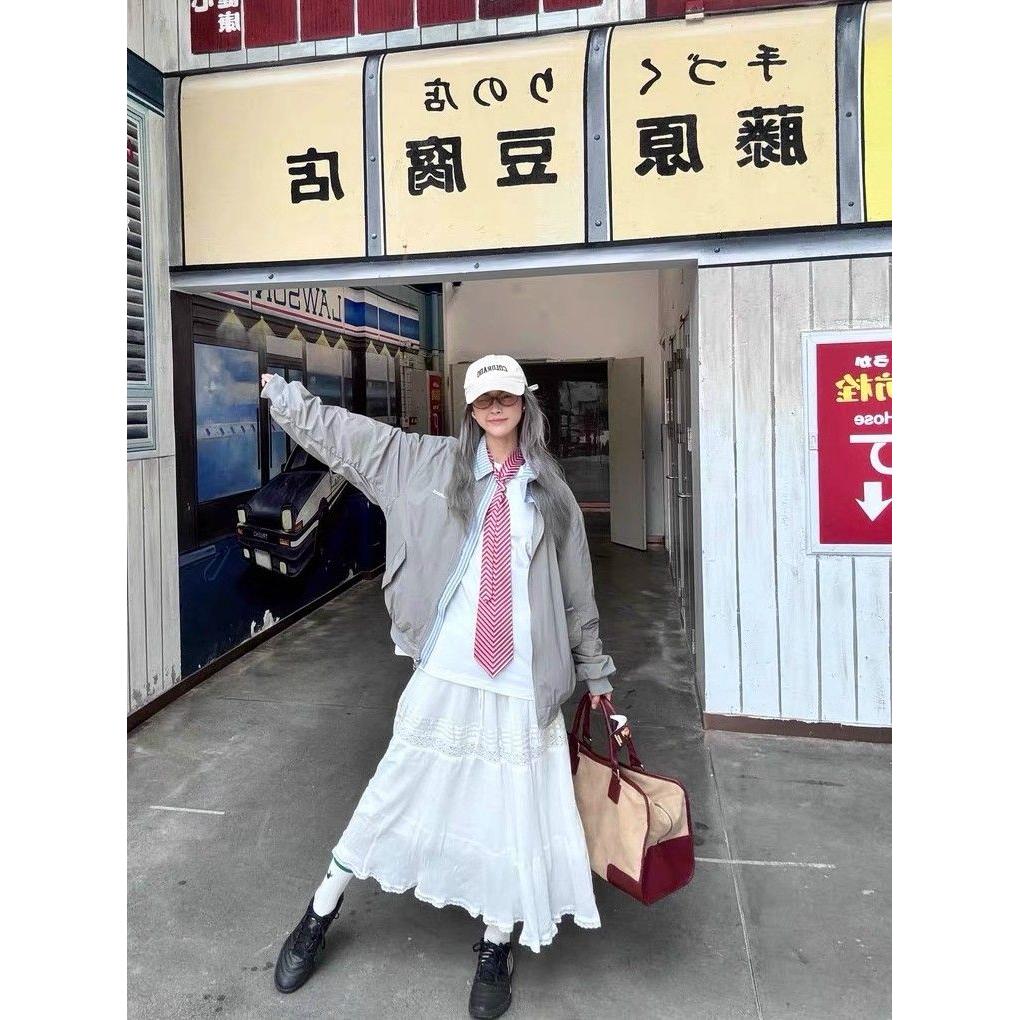 拼接衬衫男春秋薄款长袖ins潮港风日系2025宽松休闲痞帅衬衣外套,男装夹克,星座1506-1