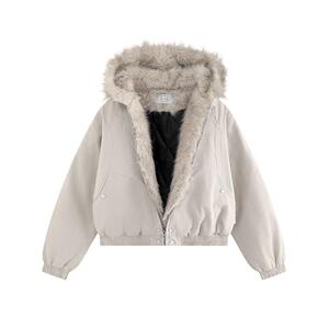 1506/M99251/P89美式毛领加绒加厚棉服夹克男女冬季工装外套1图片