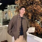1506-1/JJK011/P68假两件夹克翻领短款棒球服夹克，男装夹克，星座1506-1