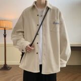 1506-1/C5641/P38新款衬衫男秋装宽松小众设计感上衣，男装衬衫，星座1506-1