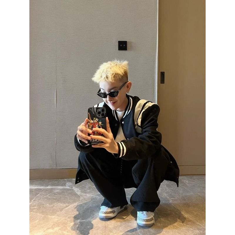 1506-1/J6151/P54潮牌明星同款棒球服夹克外套,男装夹克,星座1506-1