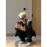 1506-1/J6151/P54潮牌明星同款棒球服夹克外套，男装夹克，星座1506-1