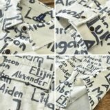 1506-1/CC30171/P36日系复古字母印花长袖衬衫男，男装衬衫，星座1506-1