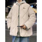 1506-1/MY108/P85潮牌高级感百搭葫芦格棉衣加厚日系风格男士2，男装棉衣，星座1506-1