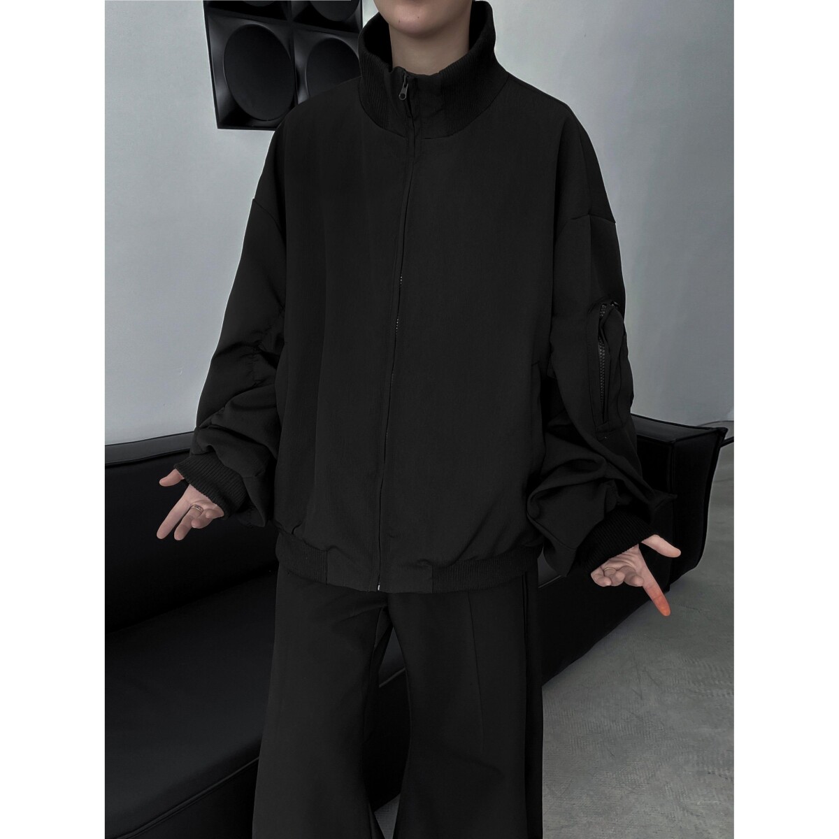 1506-1/JK1091/P65日系飞行服韩版潮流宽松夹克,男装夹克,星座1506-1
