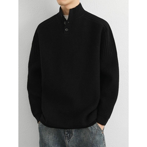 1506/M34881/P64冬季设计感高领针织衫毛衣男宽松长袖上衣2,男装针织衫/毛衣,星座1506-1