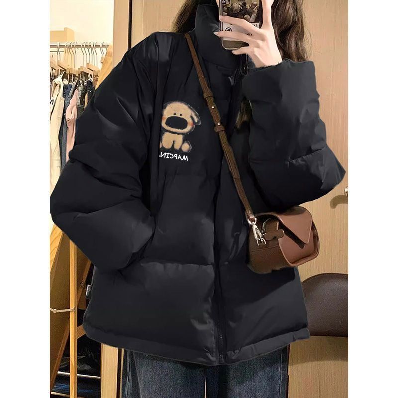 1506/QM2970/P63加厚棉服女宽松冬季新款慵懒风保暖立领外套1,男装棉衣,星座1506-1