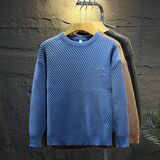 1506/M34741/P60男装秋衣圆领打底衫保暖宽松毛衣2，男装T恤，星座1506-1