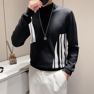 1506/MX60051/P54秋冬半高领打底衫修身显瘦内搭韩版百搭上衣2图片