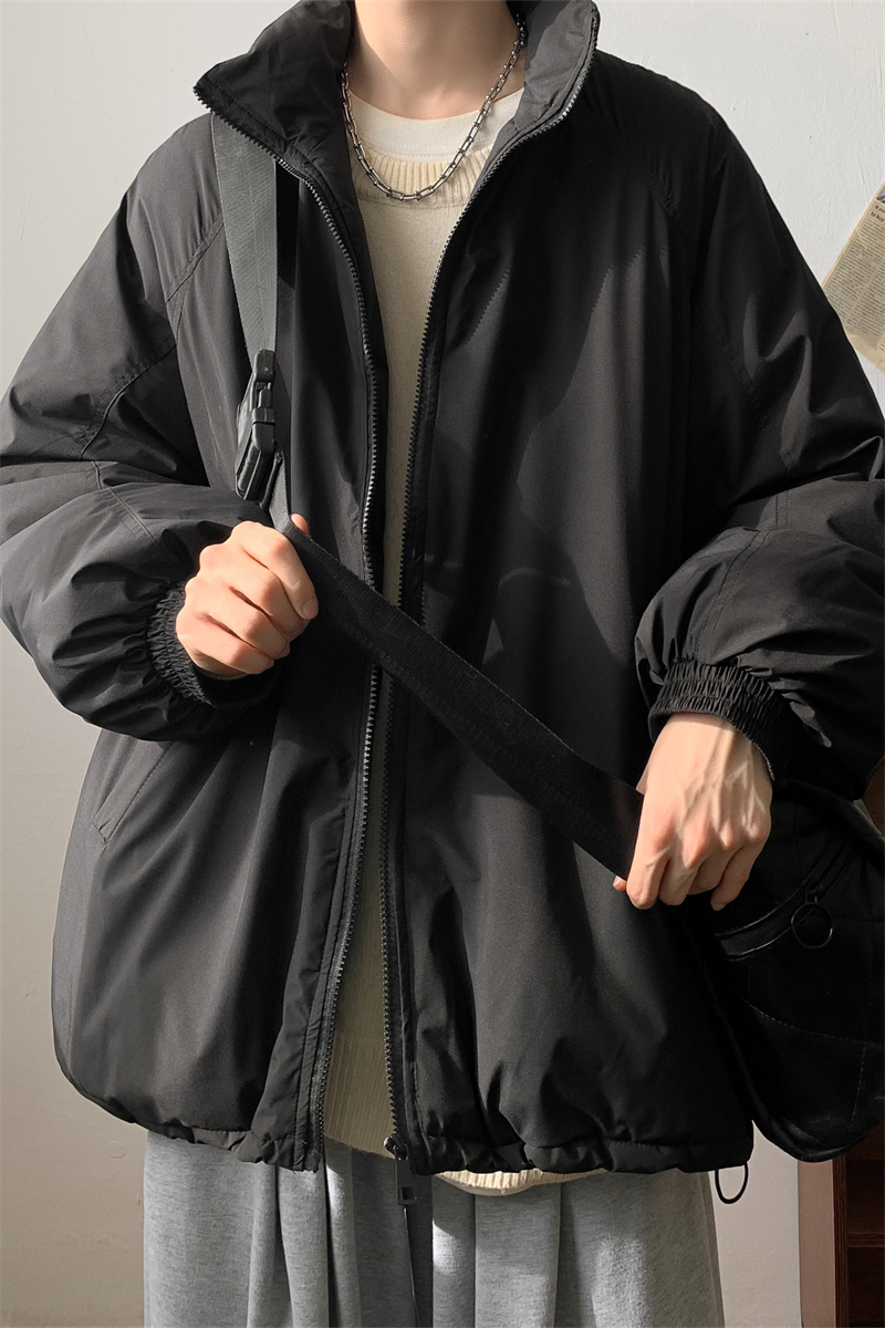 1506/MQ2/P85立领日系复古潮牌棉衣冬季纯色棉服简约基础款棉袄，男装棉衣，星座1506-1