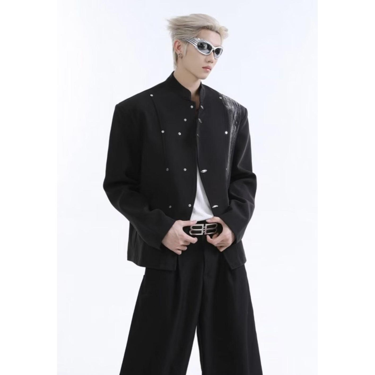 506-1/XXZ761/P74春秋季潮高级感痞帅小众宽松西装外套，男装西服套装，星座1506-1