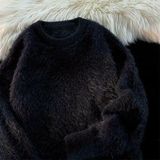 1506/MH23071/P52高级感软糯毛衣男款冬季加厚马海毛针织衫2，男装针织衫/毛衣，星座1506-1