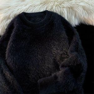 1506/MH23071/P52高级感软糯毛衣男款冬季加厚马海毛针织衫2，男装针织衫/毛衣，星座1506-1