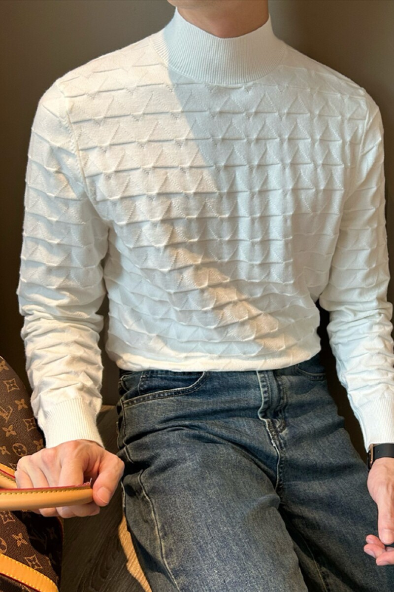 1506/MM8751/P60半高领毛衣男休闲修身免烫打底衫套头保暖针织衫2,男装T恤,星座1506-1