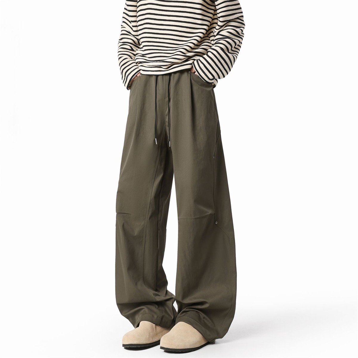 1506-1/KK101321/P51复古工装裤男女宽松廓形百搭阔腿高街休闲裤，男装休闲裤，星座1506-1