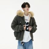 1506/QZSD030/P134冬季新款棉袄美式宽松棉上衣男夹棉外套1，女装短外套，星座1506-1