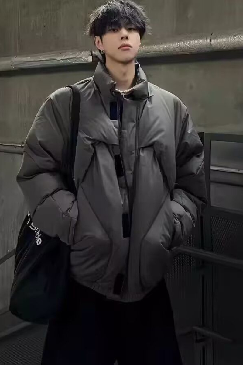 1506-1/MJ25301/P92冬季高级感宽松加厚面包服美式立领棉服外套，男装棉衣，星座1506-1