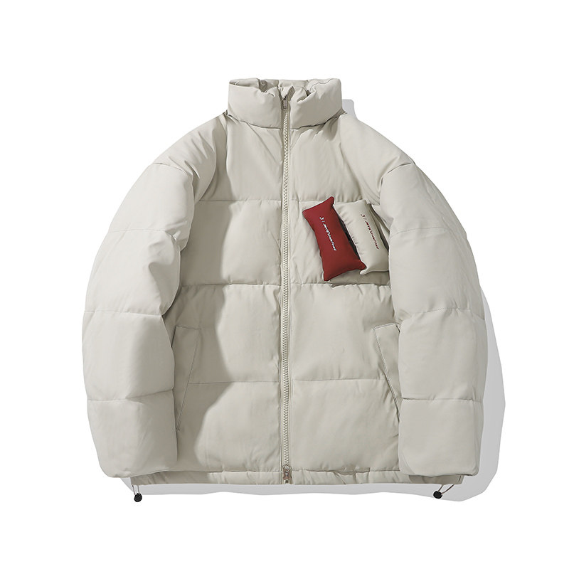 1506-1/M8603/P85冬季新款港风宽松男皮外套重磅加厚棉衣外套3图片