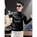 1506/M34671/P60半高领简约针织打底衫毛衣男秋冬新款1，男装T恤，星座1506-1