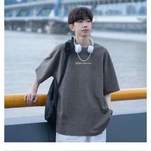 1506-1/TA53081/P32重磅短袖T恤男夏季潮牌小领口宽松图片