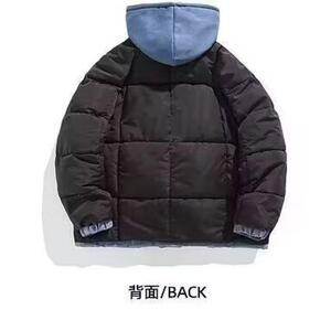 1506/M2131/P71冬季加绒加厚面包服新款潮流日系简约棉衣外套1图片
