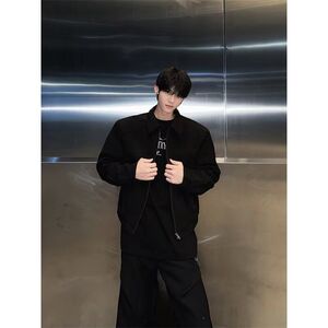1506-1/JCLY66201/P71春秋痞帅外套男ins高街潮牌港风图片