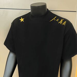 1506-1/TT081/P38季潮重磅正肩短袖小领口半袖潮ins图片