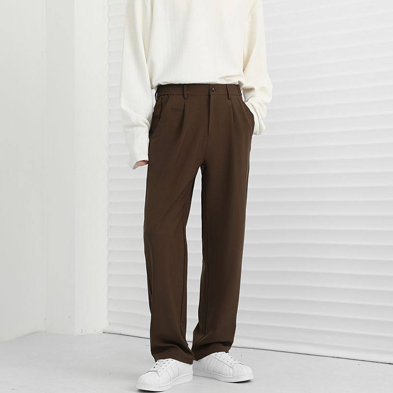 1506-1/KK351/P47黑色抗皱垂顺小西裤男装冬装直筒，男装西裤，星座1506-1