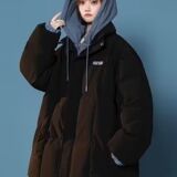 1506/M2131/P71冬季加绒加厚面包服新款潮流日系简约棉衣外套1，男装棉衣，星座1506-1