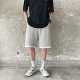 亮色夏季港风运动休闲短裤男跑步宽松五分裤百搭潮6127/特，男装休闲裤，星座1506-1