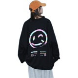 中性情侣男女宽松卫衣圆领长袖套头9711/，男装卫衣，星座1506-1