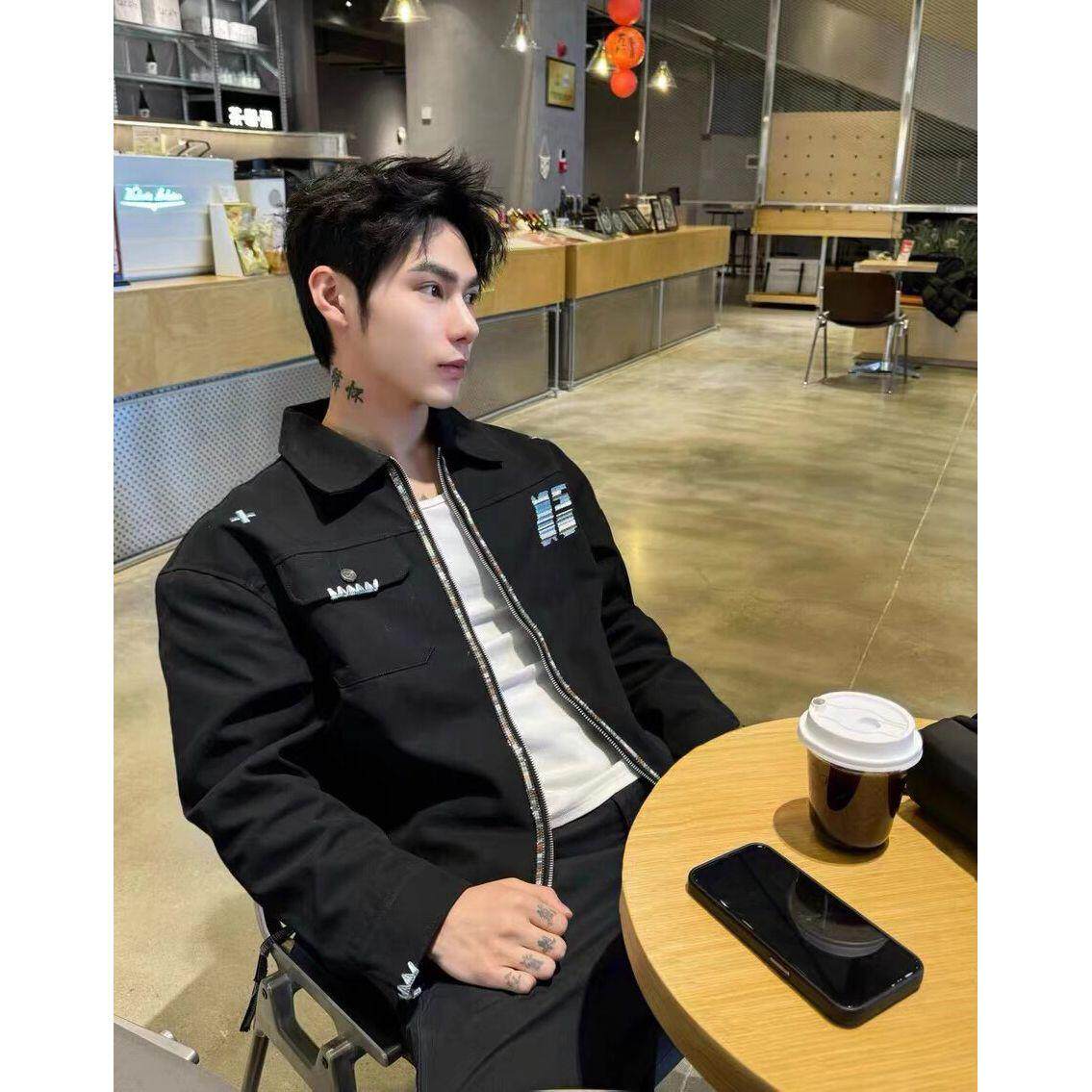 `1506-1/JW291/P66美式复古巴恩风休闲夹克男图片