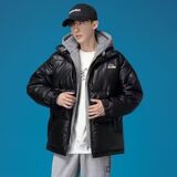 1506/M2071/P74冬季加绒加厚面包服新款潮流日系简约棉衣外套1，男装棉衣，星座1506-1