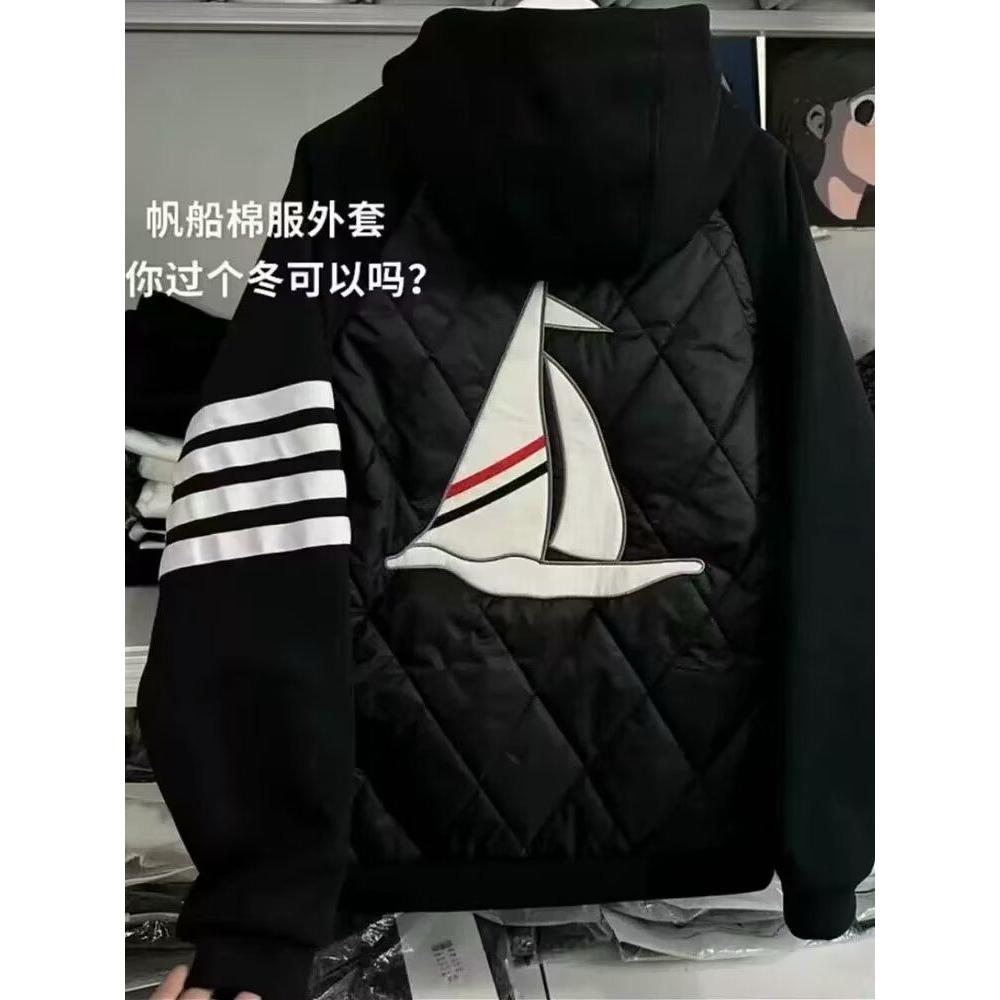 1506/MA3701/P77冬季新款潮流拼接棉衣男女连帽拉链保暖棉服外套1,男装棉衣,星座1506-1