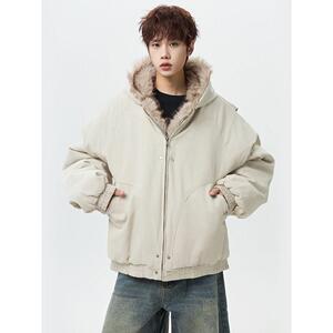 1506/M99251/P89美式复古短款连帽毛领棉服派克服棉衣外套1,男装棉衣,星座1506-1