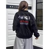 1506-1/J7411/P62美式街头战马刺绣飞行夹克男女，男装夹克，星座1506-1