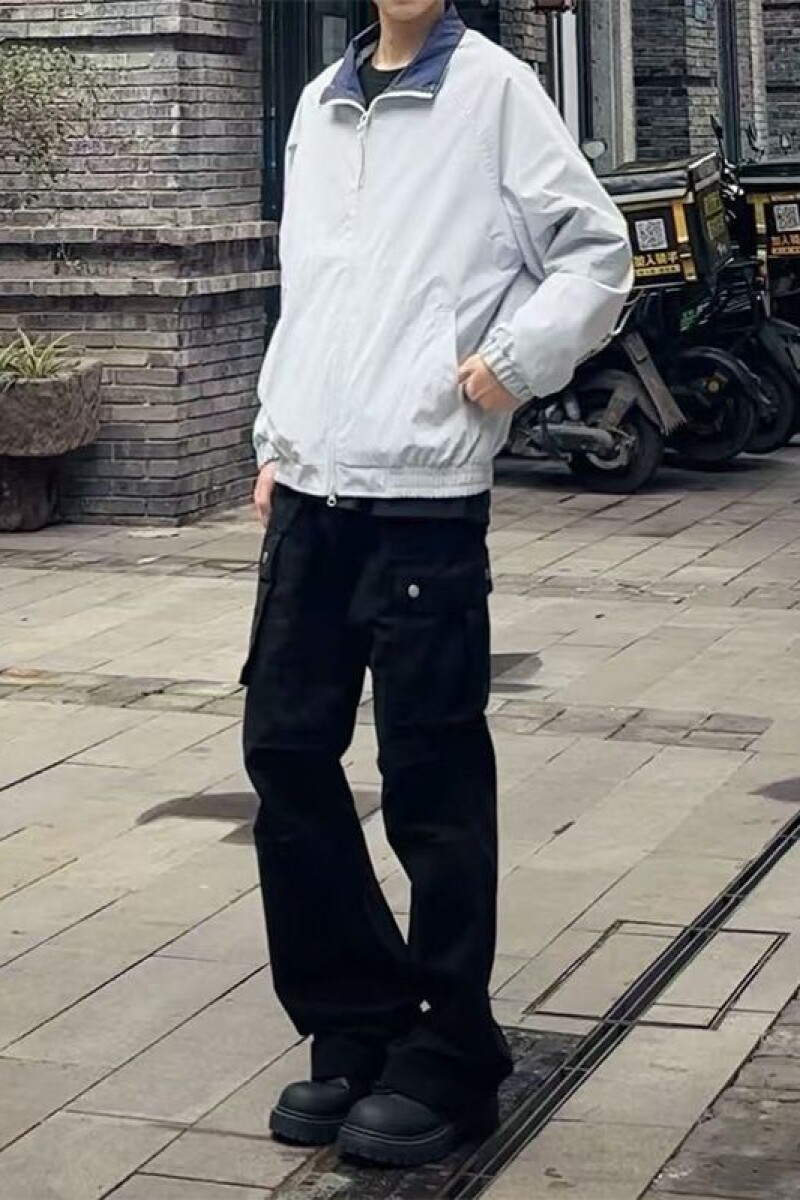 1506-1KCK221/P51秋冬美式复古高街cleanfit多口袋伞兵工装裤,男装工装外套,星座1506-1