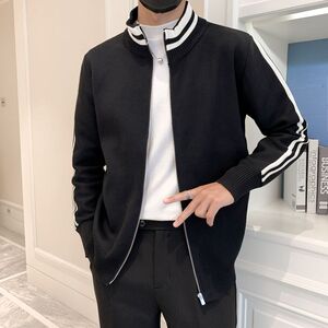1506/MM8791/P66秋季新款上衣宽松螺纹立领棒球服夹克长袖外套2图片