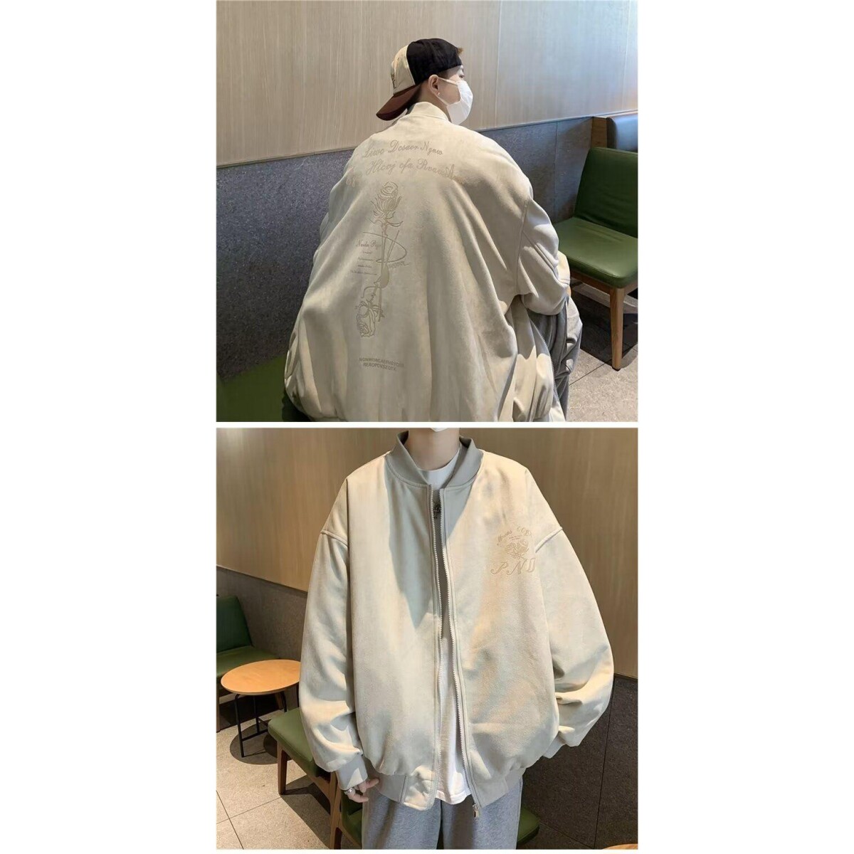 1506/MY66111/P74美式高街麂皮绒秋冬季新款棉服上衣外套男2,男装棉衣,星座1506-1