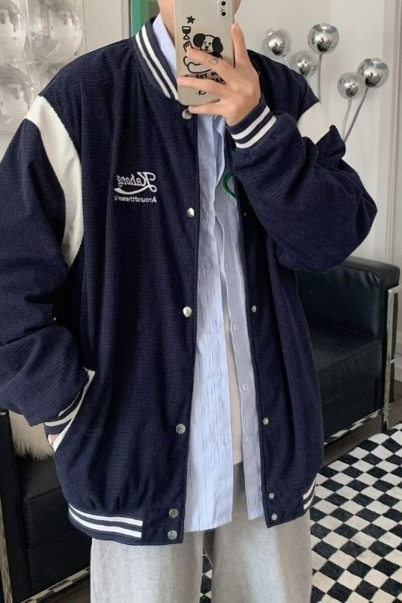 1506-1/Q6680/P59复古高级感学院风棒球服外套女潮牌宽松休闲夹克,男装夹克,星座1506-1