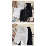 1506-1/KA8761/P39直筒长裤薄款束脚加肥加大卫裤嘻哈，男装休闲裤，星座1506-1